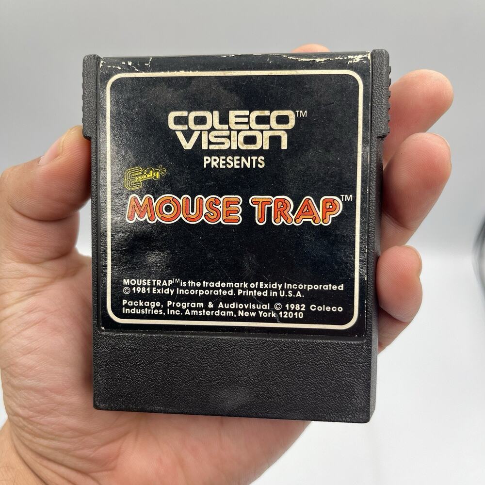 ColecoVision Mouse Trap Cartridge - Retro Gaming Fun!
